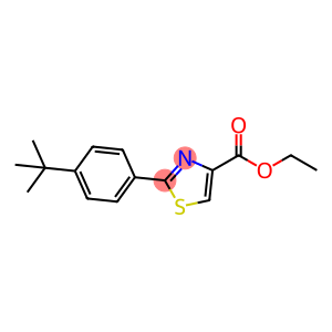 4-THIAZOLECARBOXYLIC ACID, 2-[4-(1,1-DIMETHYLETHYL)PHENYL]-, ETHYL ESTER