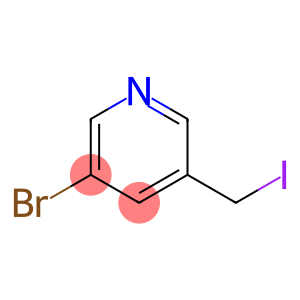 Pyridine, 3-bromo-5-(iodomethyl)- (9CI)