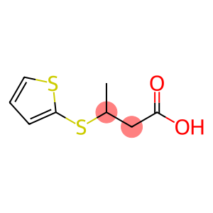 Butanoic acid, 3-(2-thienylthio)-