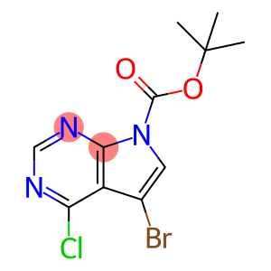 tert-Butyl 5-bromo-4-chloro-7H-pyrrolo-[2,3-d]pyrimidine-7-carboxylate