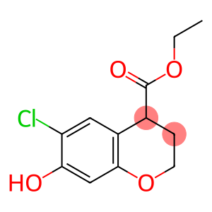 Ethyl-6-chloro-7-hydroxy-3,4-dihydro-2H-chromene-4-carboxylate