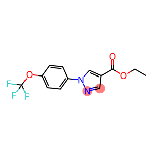 1H-Pyrazole-4-carboxylic acid, 1-[4-(trifluoromethoxy)phenyl]-, ethyl ester