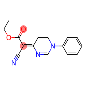 ethyl cyano(1-phenyl-4(1H)-pyrimidinylidene)acetate