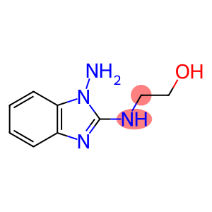 Ethanol, 2-[(1-amino-1H-benzimidazol-2-yl)amino]- (9CI)