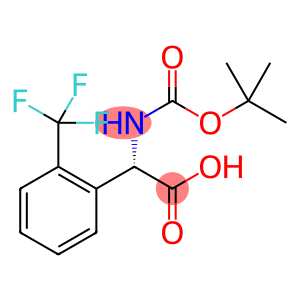 (2S)-2-[(TERT-BUTOXY)CARBONYLAMINO]-2-[2-(TRIFLUOROMETHYL)PHENYL]ACETIC ACID