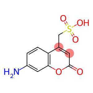 (7-amino-2-oxo-chromen-4-yl)methanesulfonic acid