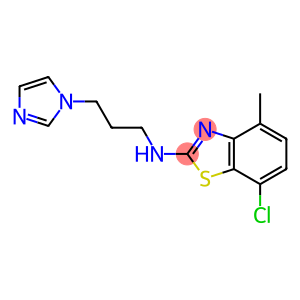 N-(3-(1H-IMIDAZOL-1-YL)PROPYL)-7-CHLORO-4-METHYLBENZO[D]THIAZOL-2-AMINE