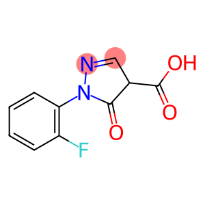1-(2-fluorophenyl)-5-oxo-4,5-dihydro-1H-pyrazole-4-carboxylic acid