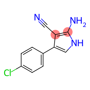 1H-Pyrrole-3-carbonitrile, 2-amino-4-(4-chlorophenyl)-