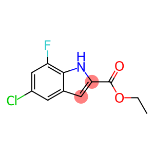 ethyl 5-chloro-7-fluoro-1H-indole-2-carboxylate