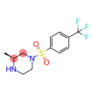 Piperazine, 3-methyl-1-[[4-(trifluoromethyl)phenyl]sulfonyl]-, (3S)-