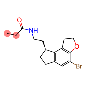 Propanamide, N-[2-[(8S)-4-bromo-1,6,7,8-tetrahydro-2H-indeno[5,4-b]furan-8-yl]ethyl]-