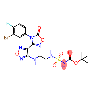 Carbamic acid, N-[[[2-[[4-[4-(3-bromo-4-fluorophenyl)-4,5-dihydro-5-oxo-1,2,4-oxadiazol-3-yl]-1,2,5-oxadiazol-3-yl]amino]ethyl]a