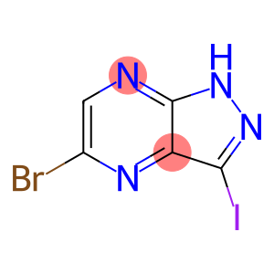 5-broMo-3-iodo-1H-pyrazolo[3,4-b]pyrazine