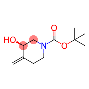 1-Piperidinecarboxylic acid, 3-hydroxy-4-methylene-, 1,1-dimethylethyl ester, (3R)-