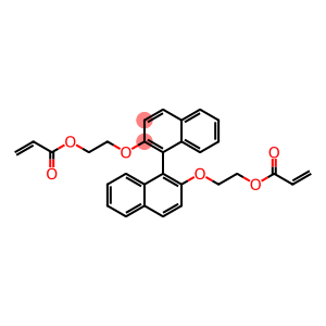 2-Propenoic acid, 1,1'-[[1,1'-binaphthalene]-2,2'-diylbis(oxy-2,1-ethanediyl)] ester