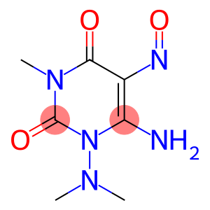 6-amino-1-(dimethylamino)-3-methyl-5-nitrosopyrimidine-2,4(1H,3H)-dione