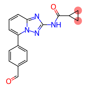 Cyclopropanecarboxamide, N-[5-(4-formylphenyl)[1,2,4]triazolo[1,5-a]pyridin-2-yl]-