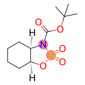 3H-1,2,3-Benzoxathiazole-3-carboxylic acid, hexahydro-, 1,1-dimethylethyl ester, 2,2-dioxide, (3aR,7aS)-