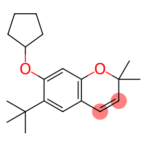 2H-1-Benzopyran, 7-(cyclopentyloxy)-6-(1,1-dimethylethyl)-2,2-dimethyl-