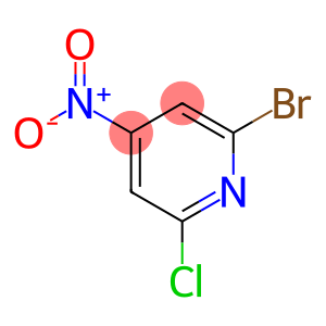 2-溴-6-氯-4-硝基吡啶