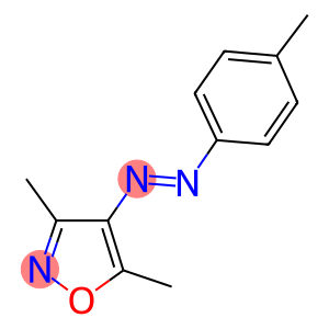 3,5-dimethyl-4-[(4-methylphenyl)diazenyl]isoxazole