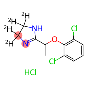 4,4,5,5-tetradeuterio-2-[1-(2,6-dichlorophenoxy)ethyl]-1H-imidazole:hydrochloride