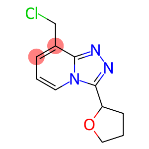 8-(Chloromethyl)-3-(tetrahydrofuran-2-yl)-[1,2,4]triazolo[4,3-a]pyridine