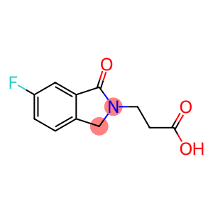 3-(6-fluoro-1-oxoisoindolin-2-yl)propanoic acid