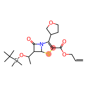 6-[1-[(tert-Butyldimethylsilyl)oxy]ethyl]-7-oxo-3-(tetrahydro-3-furanyl)-4-thia-1-azabicyclo[3.2.0]hept-2-ene-2-carboxylic acid 2-propenyl ester