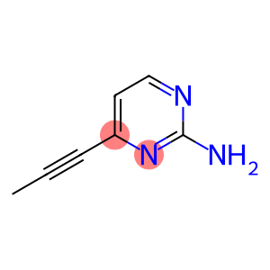 2-Pyrimidinamine, 4-(1-propyn-1-yl)-