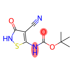 Tert-Butyl4-cyano-3-hydroxyisothiazol-5-ylcarbamate