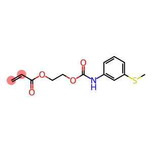 2-Propenoic acid, 2-[[[[3-(methylthio)phenyl]amino]carbonyl]oxy]ethyl ester