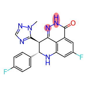 (8S,9R)-5-Fluoro-8-(4-fluorophenyl)-2,7,8,9-tetrahydro-9-(1-methyl-1H-1,2,4-triazol-5-yl)-3H-pyrido[4,3,2-de]phthalazine-3-one                                 BMN673