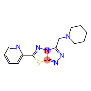 3-(piperidin-1-ylmethyl)-6-(pyridin-2-yl)[1,2,4]triazolo[3,4-b][1,3,4]thiadiazole