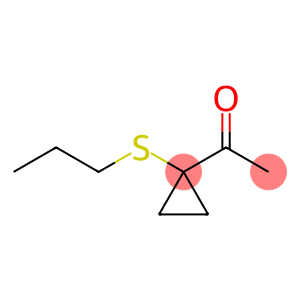 Ethanone, 1-[1-(propylthio)cyclopropyl]- (9CI)