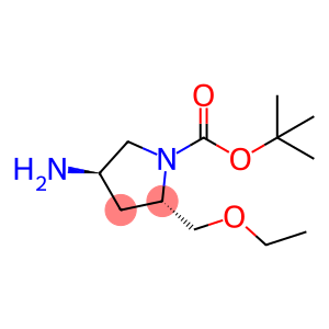 (2S,4R)-4-Amino-2-ethoxymethyl-pyrrolidine-1-carboxylic acid tert-butyl ester