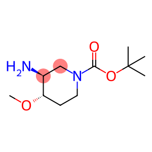 叔-丁基 (3S,4S)-3-氨基-4-甲氧基哌啶-1-甲酸基酯
