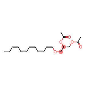 1,2-Propanediol, 3-(1,3,5,7,9-dodecapentaenyloxy)-, diacetate, [S-(all-E)]- (9CI)