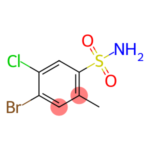 3-bromo-5-chloro-2-methylbenzene sulfonamide