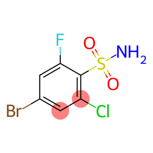 4-BROMO-2-CHLORO-6-FLUOROBENZENESULFONAMIDE