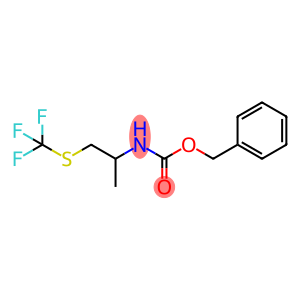 (1-Methyl-2-trifluoromethylsulfanyl-ethyl)-carbamic acid benzyl ester