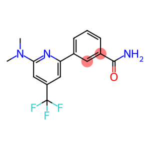 3-[6-(dimethylamino)-4-(trifluoromethyl)pyridin-2-yl]benzamide