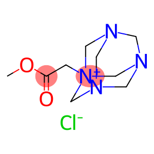 3,5,7-Triaza-1-azoniatricyclo[3.3.1.13,7]decane, 1-(2-methoxy-2-oxoethyl)-, chloride (1:1)