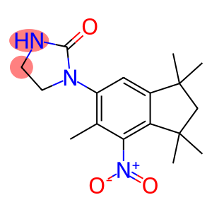 1-(1,1,3,3,6-Pentamethyl-7-nitro-2,3-dihydro-1H-inden-5-yl)imidazolidin-2-one