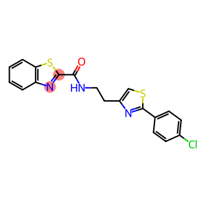 2-Benzothiazolecarboxamide, N-[2-[2-(4-chlorophenyl)-4-thiazolyl]ethyl]-