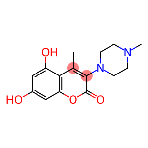 5,7-dihydroxy-4-Methyl-3-(4-Methylpiperazin-1-yl)-2H-chroMen-2-one