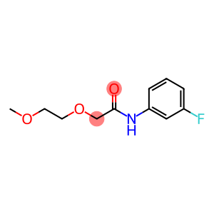 N-(3-fluorophenyl)-2-(2-methoxyethoxy)acetamideN-(3-fluorophenyl)-2-(2-methoxyethoxy)acetamide