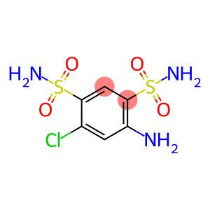 4-Amino-6-chlorobenzene-1,3-disulfonamide