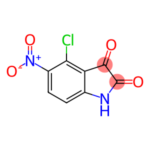 4-chloro-5-nitro-2,3-dihydro-1H-indole-2,3-dione